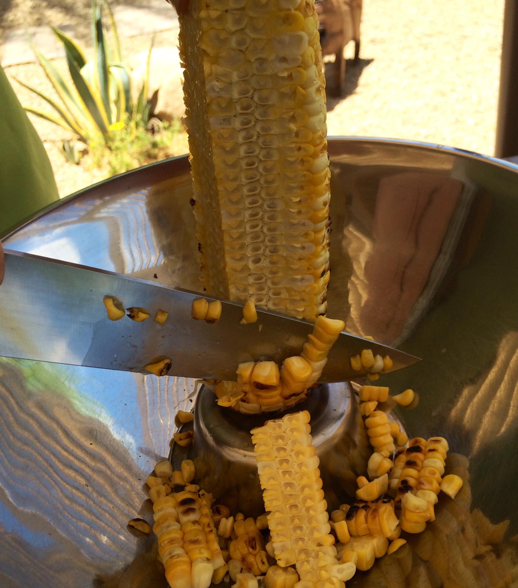 Cutting Corn